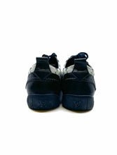 Load image into Gallery viewer, LOUIS VUITTON Size 7.5 Navy Canvas Leather Sneakers