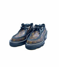 Load image into Gallery viewer, LOUIS VUITTON Beaubourg Platform Derby Size 6 Brown, black Coated canvas Oxfords
