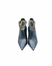 Load image into Gallery viewer, JIMMY CHOO Size 6 Gunmetal Leather Metallic Solid Ankle Boot