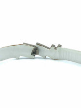 Load image into Gallery viewer, JUDITH LEIBER Size S White Belt