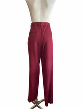 Load image into Gallery viewer, VICTORIA BECKHAM Burgundy Pants | 6