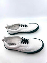 Load image into Gallery viewer, CELINE White and Green Skate Canvas Sneaker | 9
