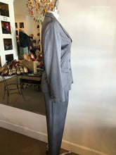 Load image into Gallery viewer, ESCADA Silver Button Up Pant Suit | 4 - Labels Luxury