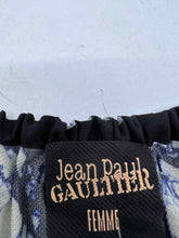 Load image into Gallery viewer, JEAN PAUL GAULTIER Size S Navy &amp; White Dress
