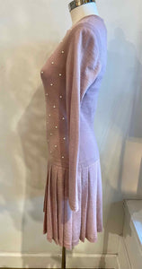 CHANEL Size 4 Pink Cashmere Dress