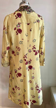 Load image into Gallery viewer, VALENTINO Size 6 Yellow Floral Dress
