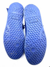 Load image into Gallery viewer, GIUSEPPE ZANOTTI Blue Leather Chain-Link Accent Sneakers | 12