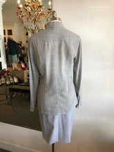 Load image into Gallery viewer, ESCADA Silver Button Up Skirt Suit | 4 - Labels Luxury