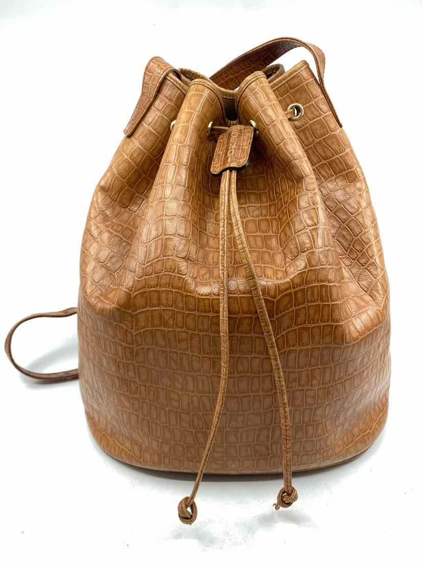 FENDI Drawstring Bucket Crossbody Bag Brown-US