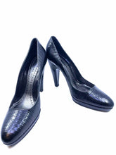 Load image into Gallery viewer, BARBARA BUI Size 10.5 Black Leather Pumps