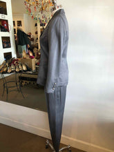 Load image into Gallery viewer, ESCADA Silver Button Up Pant Suit | 4 - Labels Luxury