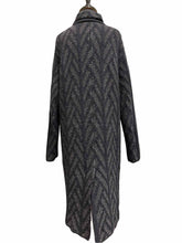 Load image into Gallery viewer, GIORGIO ARMANI Navy Wool Blend Coat | 8
