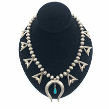 Load image into Gallery viewer, Sterling Silver Arrowhead Turquoise Necklace - Labels Luxury