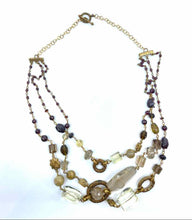 Load image into Gallery viewer, STEPHEN DWECK Three Tier Quartz Necklace - Labels Luxury