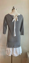 Load image into Gallery viewer, MOSCHINO Size M Black & White Stripe Dress