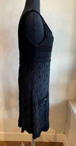 CHANEL Size 40 Black Dress