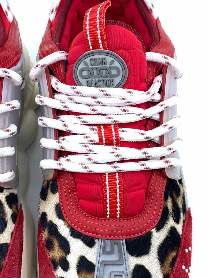 Versace, Shoes, Red Versace Chain Reaction