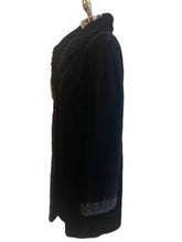 Load image into Gallery viewer, NL Black Fur Coat | M