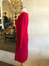 Load image into Gallery viewer, CAROLYNE ROEHM Fuschia Ruched Dress | 6 - Labels Luxury

