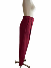 Load image into Gallery viewer, VICTORIA BECKHAM Burgundy Pants | 6