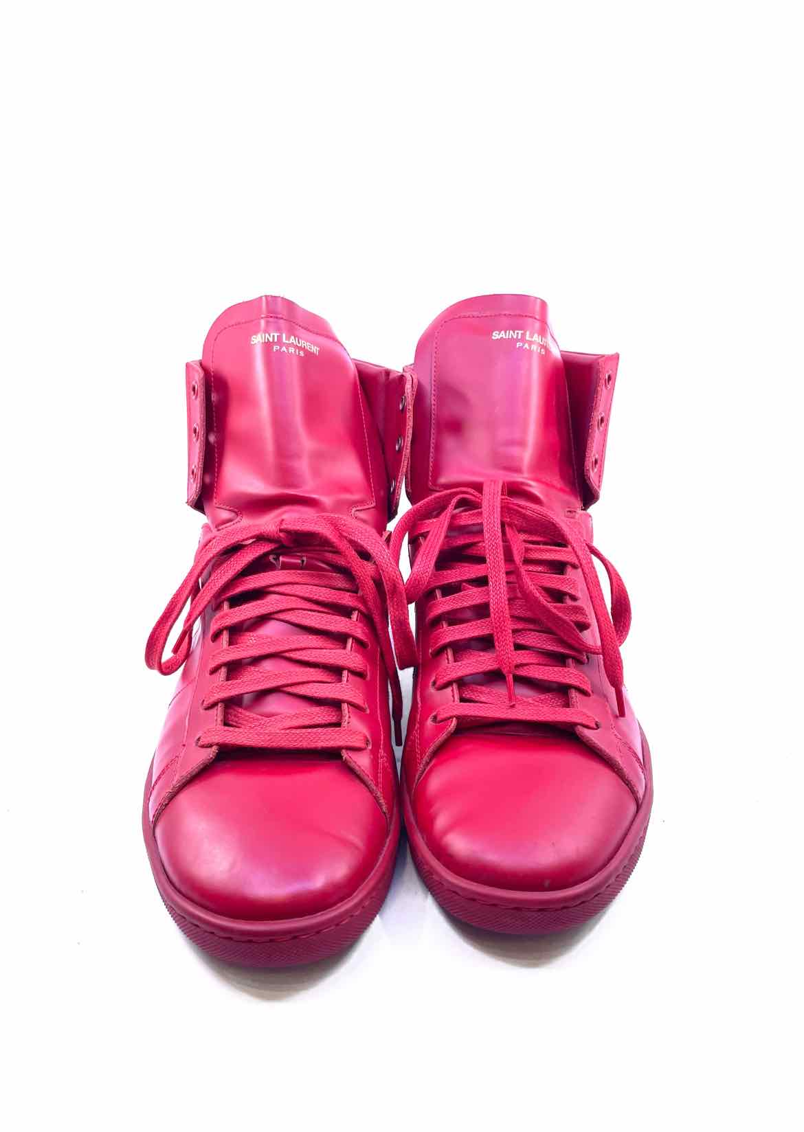 Emigrere Ingen madras SAINT LAURENT Size 44 Red Men's Sneakers – Labels Luxury