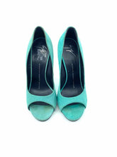 Load image into Gallery viewer, GIUSEPPE ZANOTTI Teal Pumps | 6 - Labels Luxury