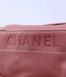 CHANEL Pink Leather Handbag