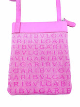 Load image into Gallery viewer, BVLGARI Pink Denim Handbag