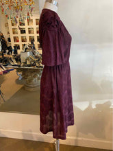Load image into Gallery viewer, MISSONI Size 6 Wine Knit Shimmery Dress