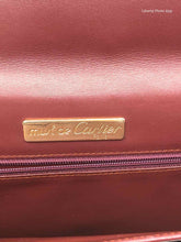 Load image into Gallery viewer, CARTIER Maroon Solid Clutch - Labels Luxury