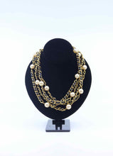Load image into Gallery viewer, CHANEL Gold Pearl Necklace

