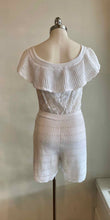 Load image into Gallery viewer, VALENTINO Size L White Knit Romper
