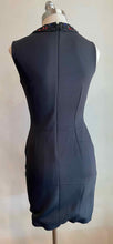 Load image into Gallery viewer, ALEXANDER MCQUEEN Size 4 Black Beaded Dress