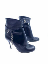 Load image into Gallery viewer, VIVIENNE WESTWOOD Size 7.5 Black Leather Ankle Boot