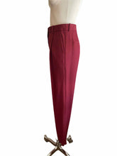 Load image into Gallery viewer, VICTORIA BECKHAM Burgundy Pants | 6