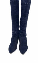Load image into Gallery viewer, VALENTINO Size 9.5 Black Suede Thigh High Boot
