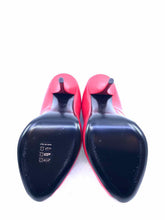 Load image into Gallery viewer, GIUSEPPE ZANOTTI Size 7 Red Leather Solid Pumps