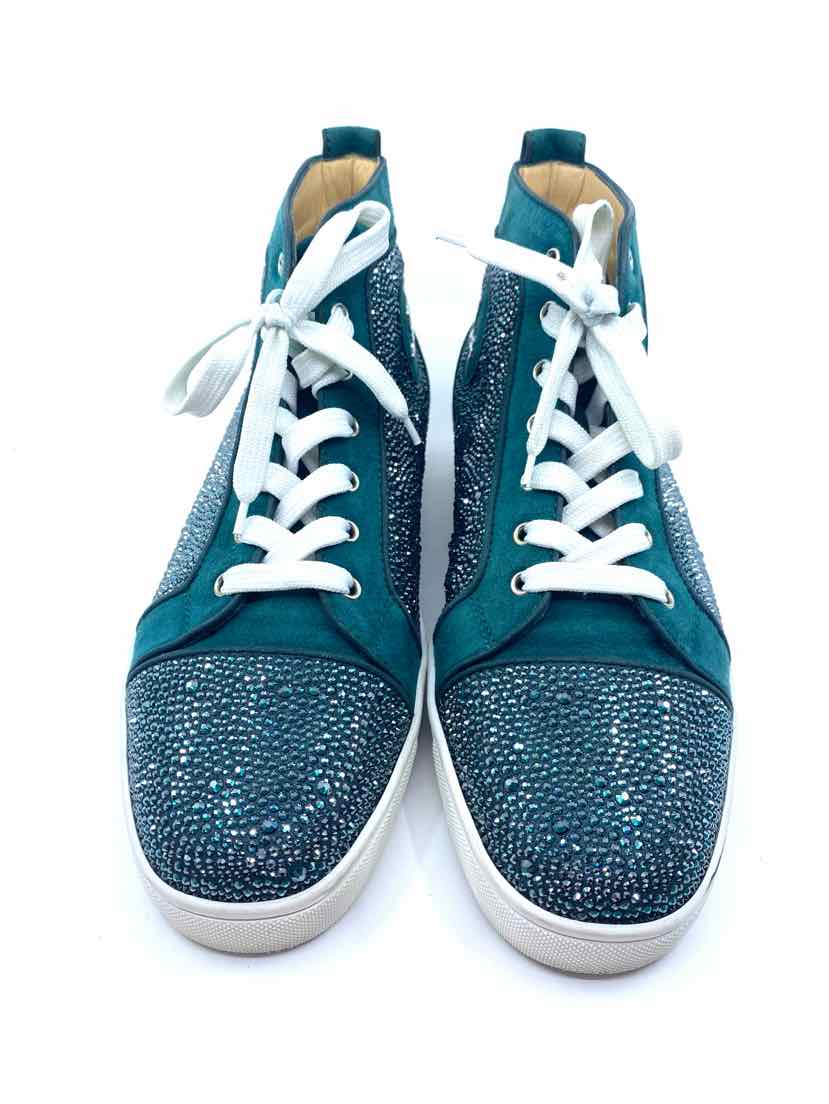 CHRISTIAN LOUBOUTIN Size 10 Green Men's Sneakers – Labels Luxury