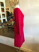 Load image into Gallery viewer, CAROLYNE ROEHM Fuschia Ruched Dress | 6 - Labels Luxury

