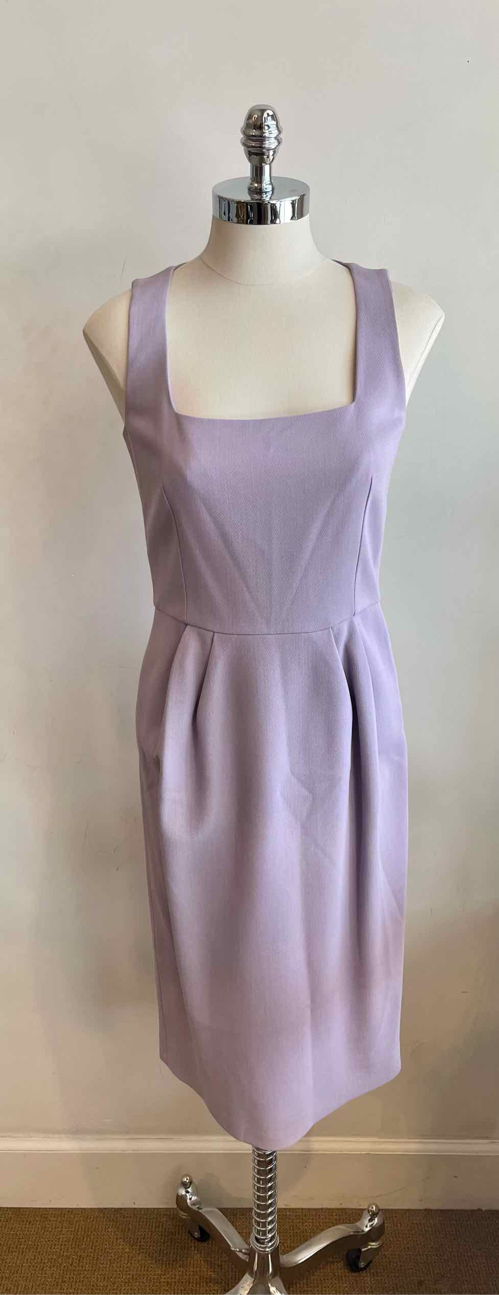 michael kors purple dress Draped Satin Tank Dress in AMETHYST