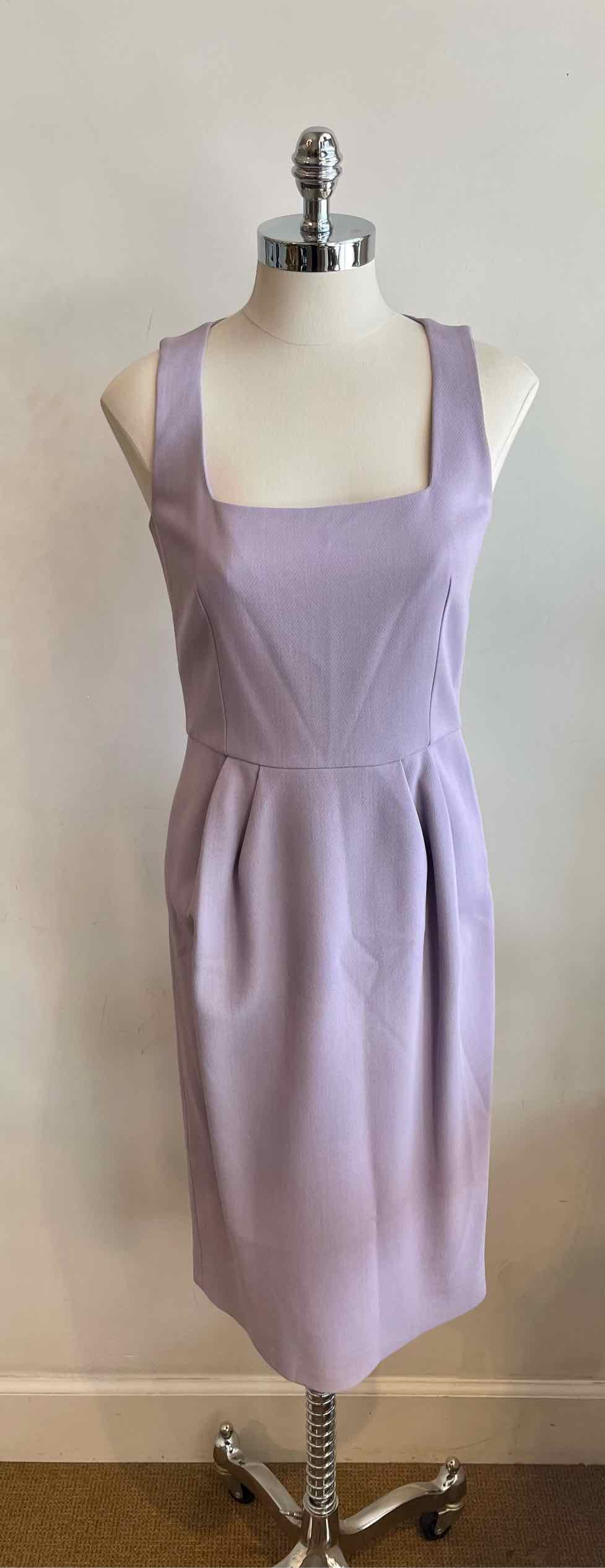 MICHAEL KORS Size 4 Lavender Wool Solid Dress