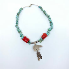Load image into Gallery viewer, NAVAJO Sterling SIlver Turquoise Necklace - Labels Luxury