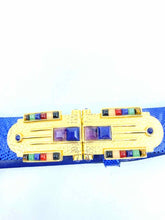 Load image into Gallery viewer, JUDITH LEIBER Royal Blue Belt - Labels Luxury
