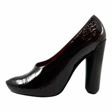 Load image into Gallery viewer, LOUIS VUITTON Patent Leather Croc Pumps | 6.5
