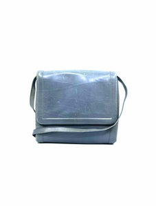 SALVATORE FERRAGAMO Grey Leather Solid Handbag