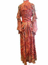 Load image into Gallery viewer, ETRO Size 2 Red Silk Dress
