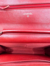 Load image into Gallery viewer, CHANEL Red Leather Embossed Handbag
