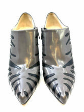 Load image into Gallery viewer, PRADA Size 10.5 Grey Leather Zebra Ankle Boot

