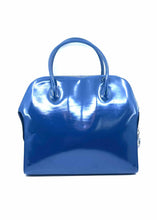 Load image into Gallery viewer, SALVATORE FERRAGAMO Navy Leather Solid Handbag
