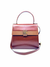 Load image into Gallery viewer, SALVATORE FERRAGAMO Brown Leather Solid Handbag
